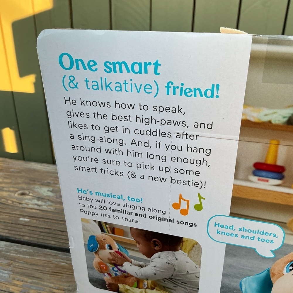 Fisher Price Laugh & Learn Smart Stages Puppy Plush 100 Words/ 75+ Songs NEW - Picture 8 of 10